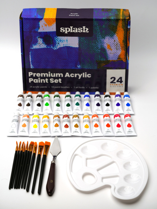 Splash Arts and Crafts / Набор для рисования 24 акриловых красок