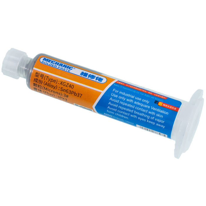Паяльная паста Mechanic XG-Z40 (35g) шприц - купить с доставкой по ...