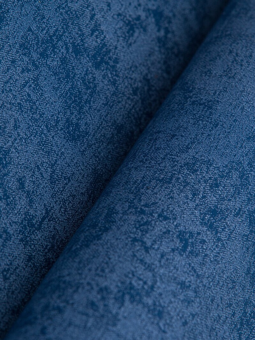 Ткань мебельная отрезная велюр Kreslo-Puff BERN 78, синий, 1 метр, для ...