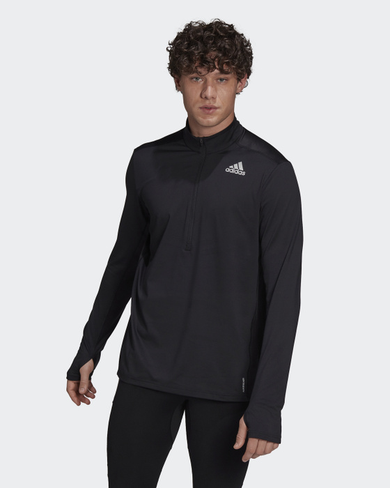 Лонгслив adidas adidas Own The Run 1/2 Zip Long-Sleeve Top — купить в  интернет-магазине OZON с быстрой доставкой