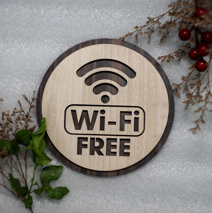 Табличка знак WiFi вай фай, 20 см, 20 см - купить в интернет-магазине ...