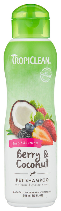 Tropiclean Berry & Coconut шампунь для кошек и собак против сильных ...
