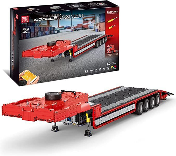 Конструктор MOULD KING 19005Т Прицеп-платформа для тягача с ДУ 3368 ...