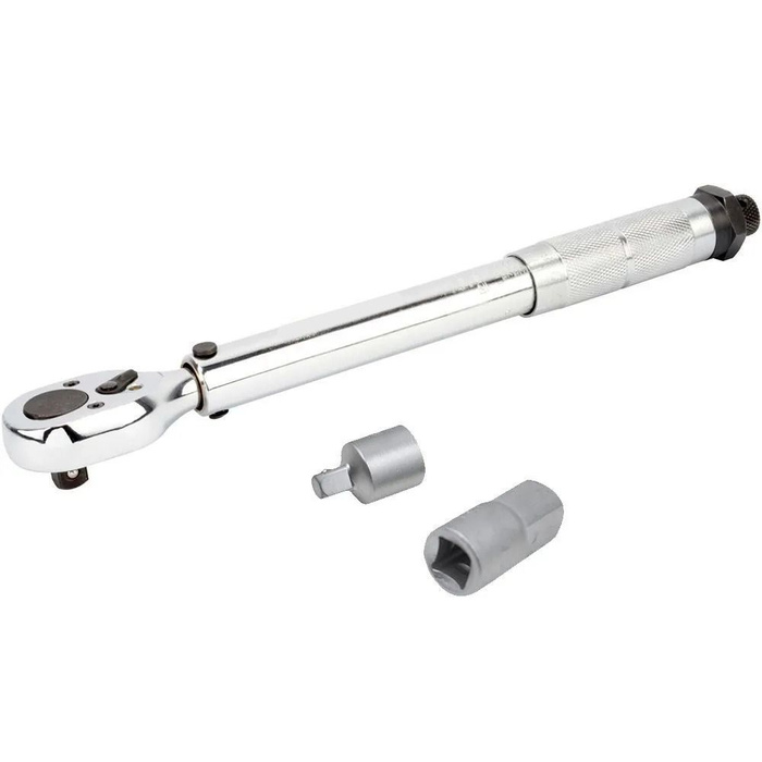 Динамометрический ключ 1/4 МаякАвто, и набор переходников для торцевых ...