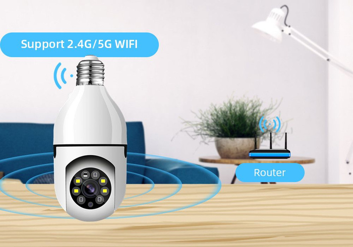 Беспроводная камера наблюдения Wi-Fi, домашняя безопасность, монитор ...