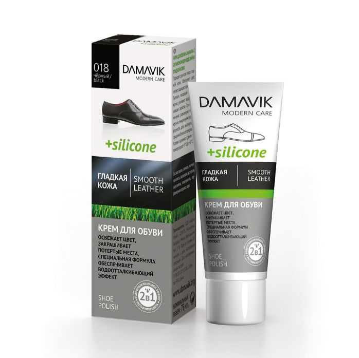 Крем для обуви Damavik с силиконом черный, 75 мл - купить с доставкой ...