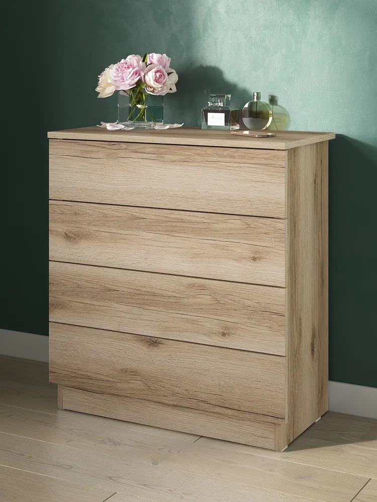 Комод с ящиками 70х35х75,6 см, дуб делано, 70x35x75.6 см, фото 4