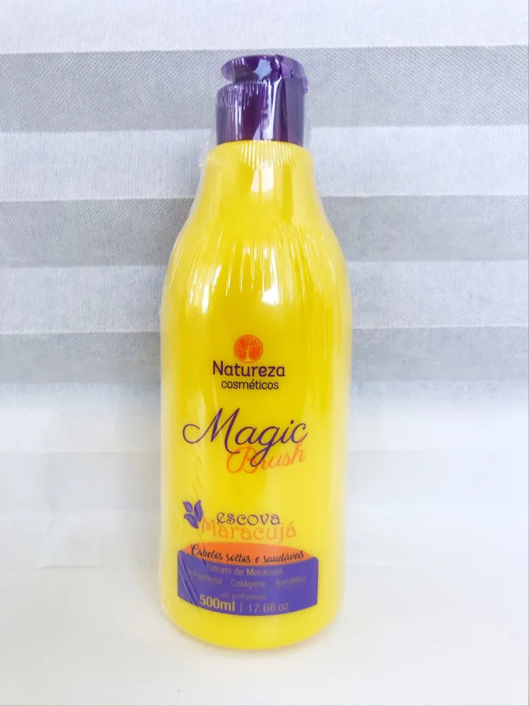 NATUREZA Magic Brush Maracuja 500 мл Профессиональный кератин для гладкости и блеска волос, 500 мл