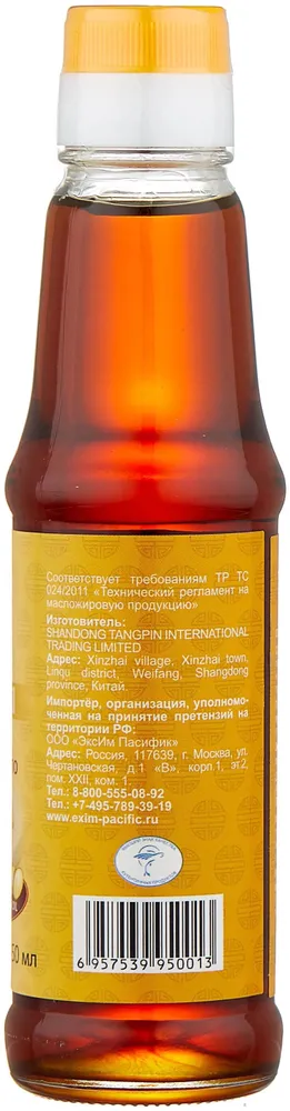 Кунжутное масло для еды нерафинированное, горячий отжим REAL TANG, 150 мл, 150 мл, фото 5