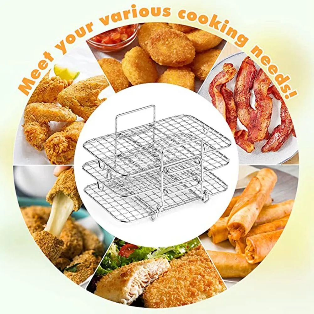 Для стойки дегидратора из нержавеющей стали Ninja Dual Air Fryer MyPads, вариант, фото 5