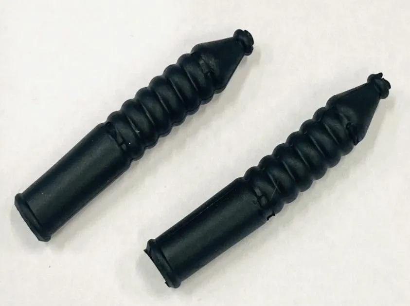 2-ШТ Пыльник троса тормоза резиновый черный для тормоза V-Brake ( клещевой ободной) велосипеда, самоката, черный, фото 3