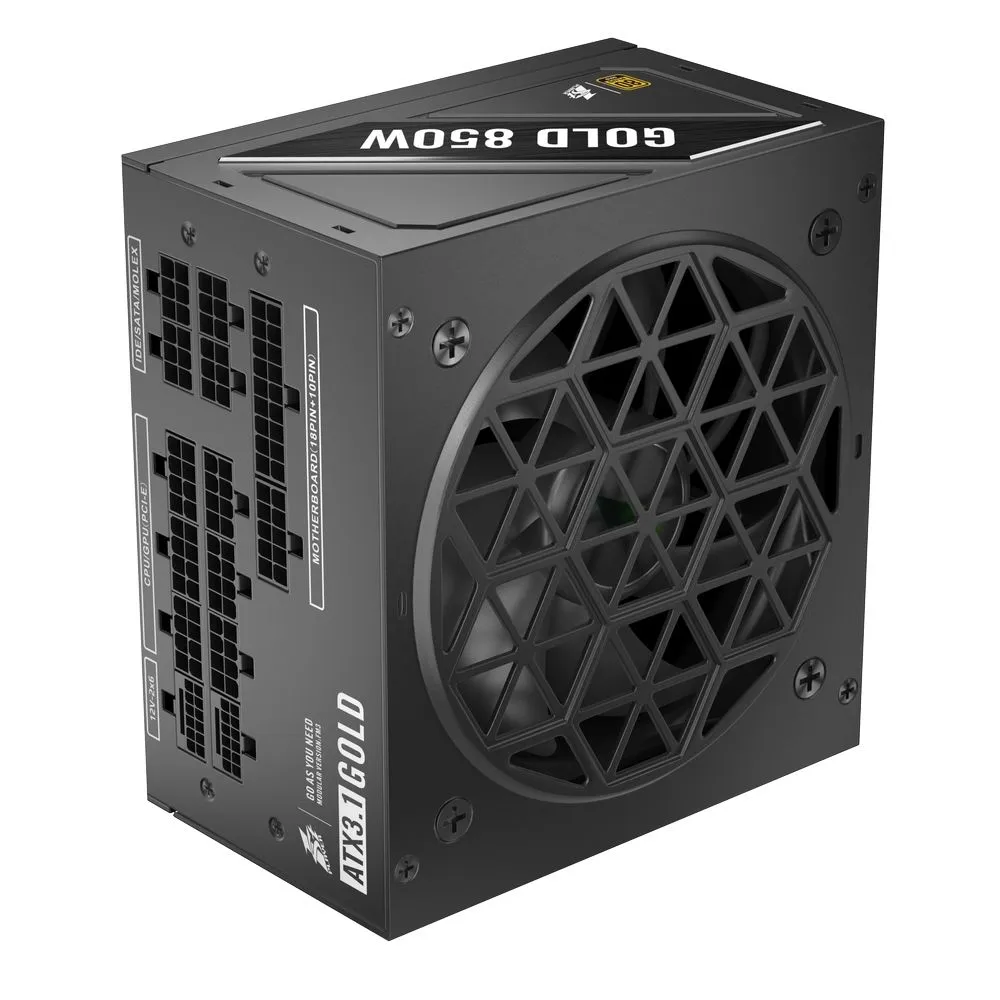 Блок питания для ПК 1STPLAYER NGDP Gold 850W / ATX 3.0, APFC, 80 PLUS Gold, LLC+DC-DC, 120mm fan, full modular / HA-850BA4, 850 Вт, фото 5