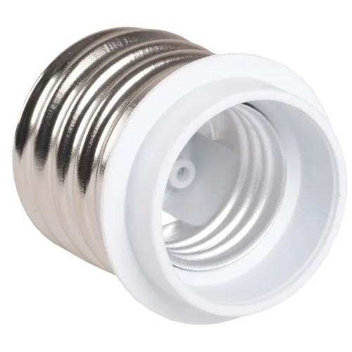 ПР40-27-К02 Переходник пластик, Е40-Е27, белый, индивидуальный пакет,, IEK EPR31-01-01-K01