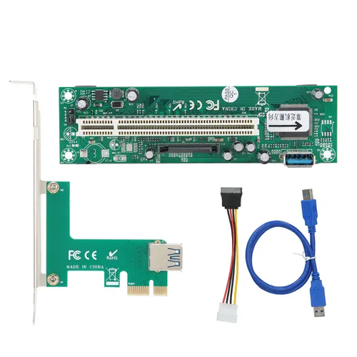 Адаптер PCI Express на PCI, контроллер сетевой карты, ASM1083, 4-контактный разъем, для модернизации