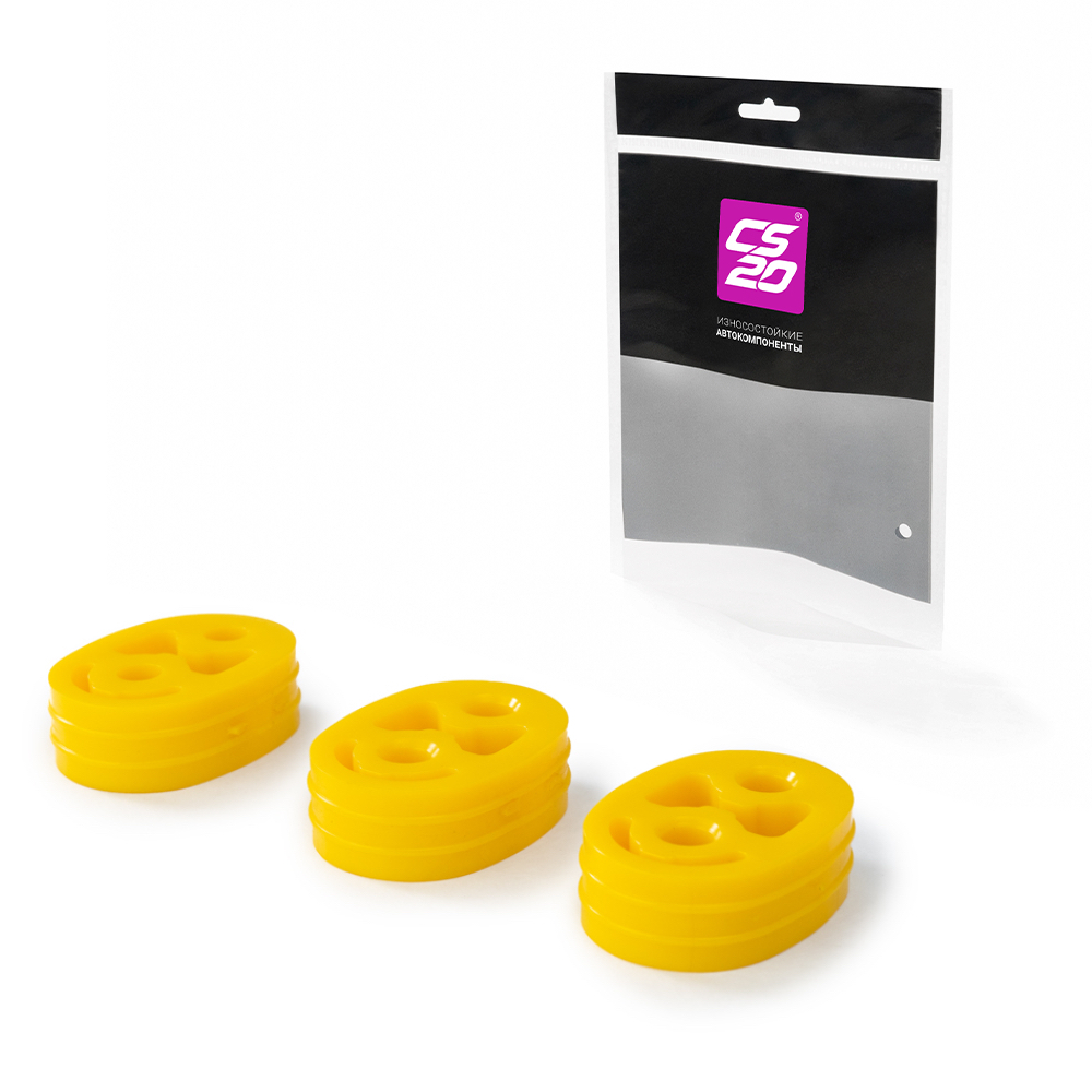 Подушкидляа/мГАЗ-3302крепленияглушителя3шт.,полиуретан