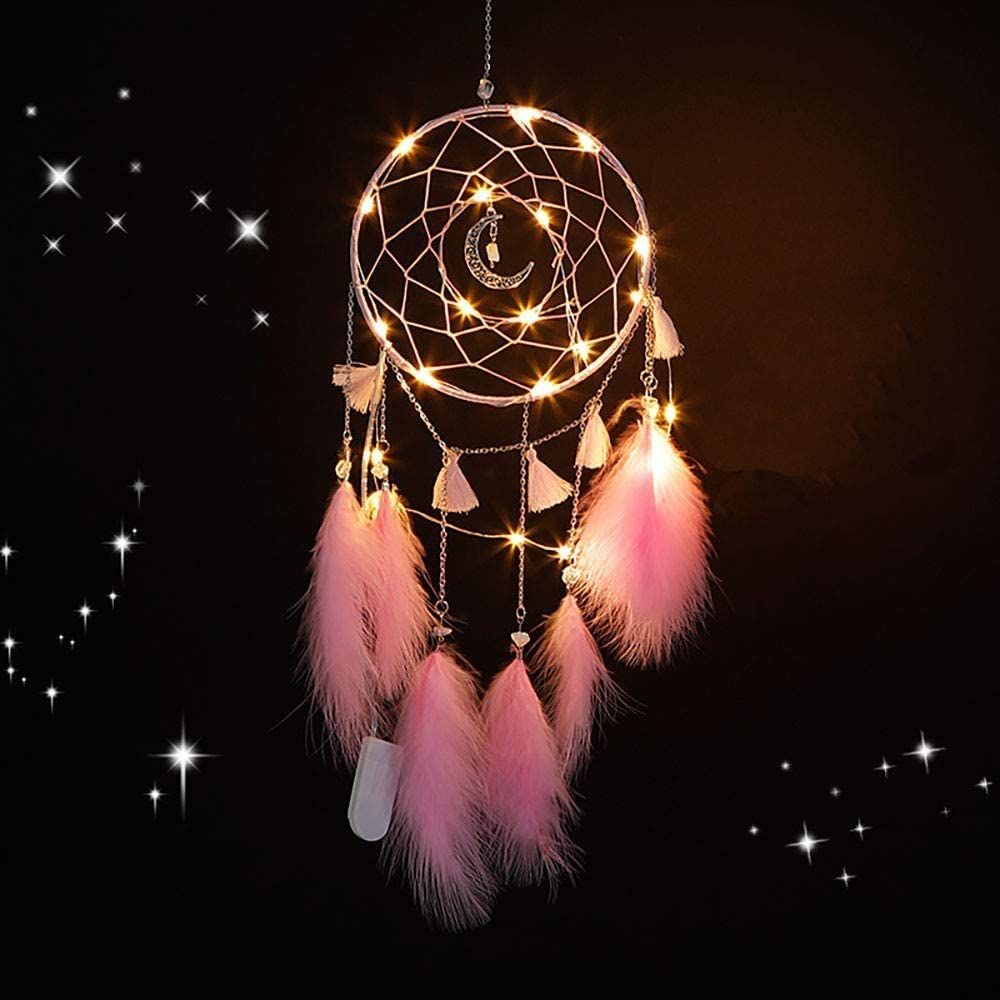 Светящийся Ловец Снов DREAM CATCHER Гирлянда