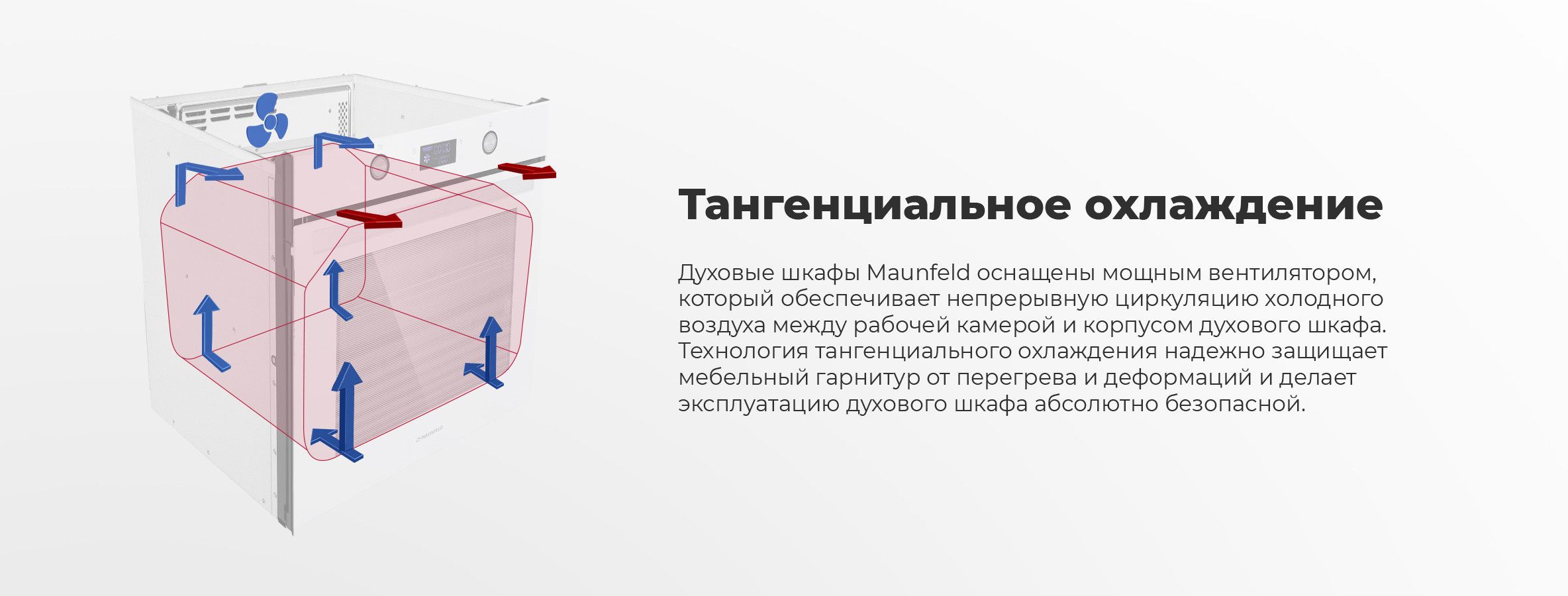 Духовой шкаф электрический встраиваемый MAUNFELD AEOH.749B, 60 см, 71 л ...