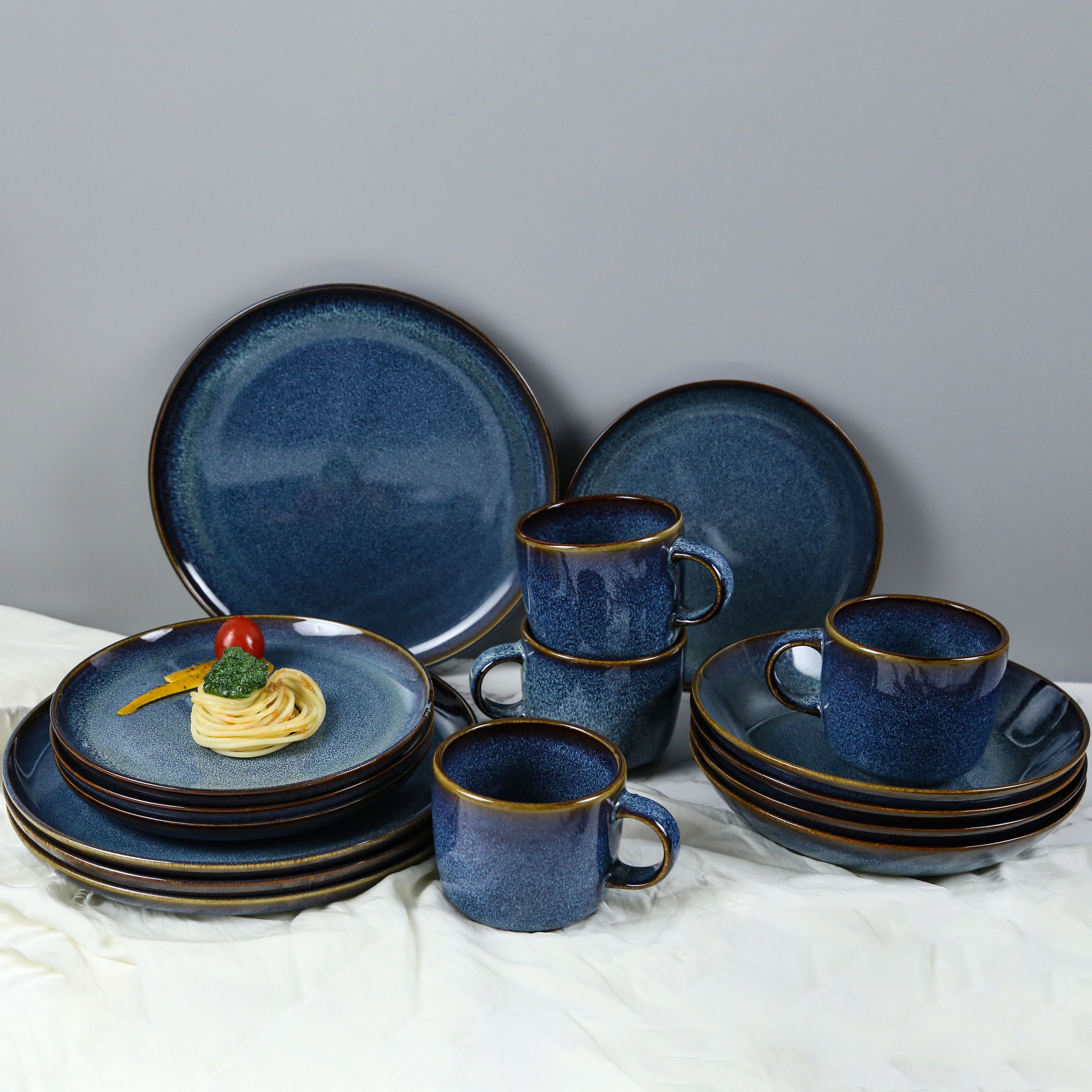 Сервиз столовый из керамики WiMi, набор тарелок для сервировки стола ...