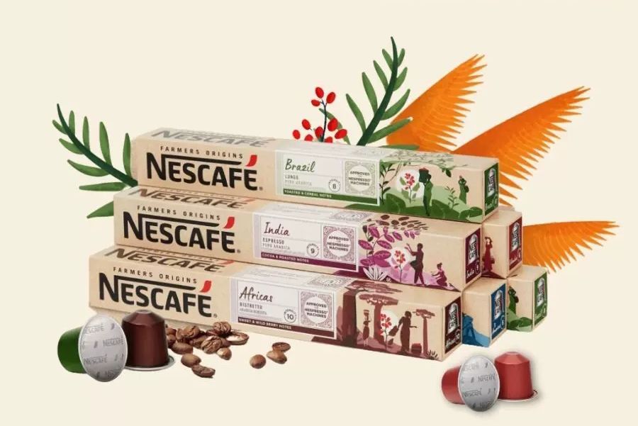 Кофе в капсулах Nescafe ,(50 капсул)5*10Пять разных вкусов нескафе ...