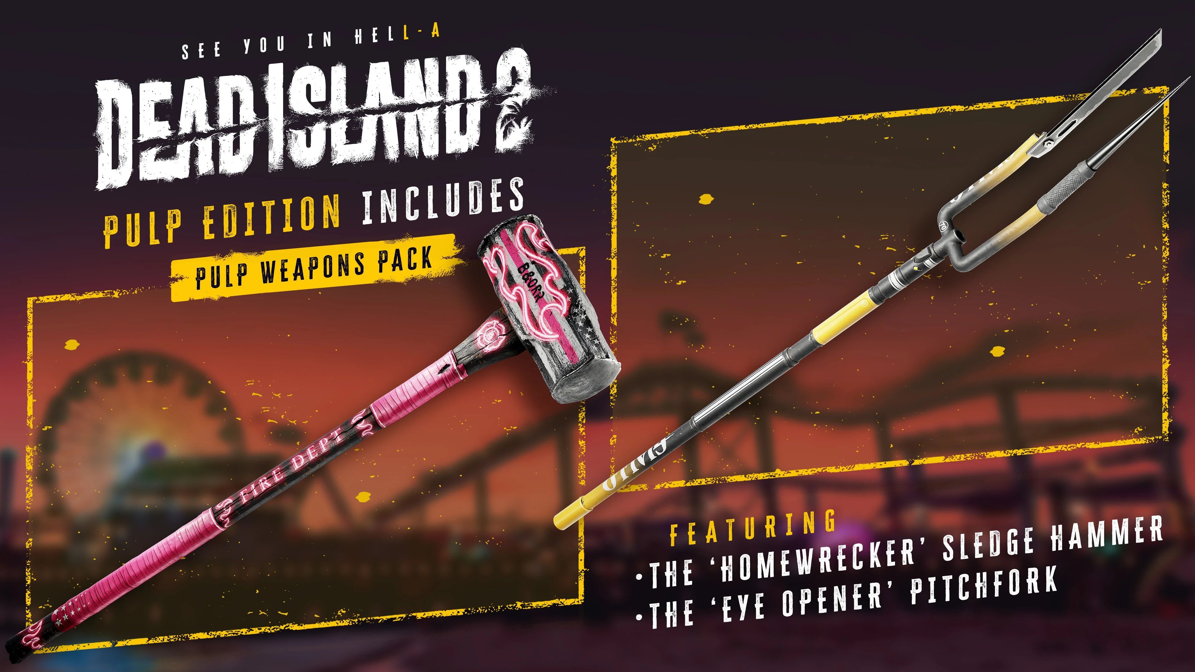 Pulp edition dead island. Dead Island 2 Pulp Edition Pack. Pulp Weapons Pack.