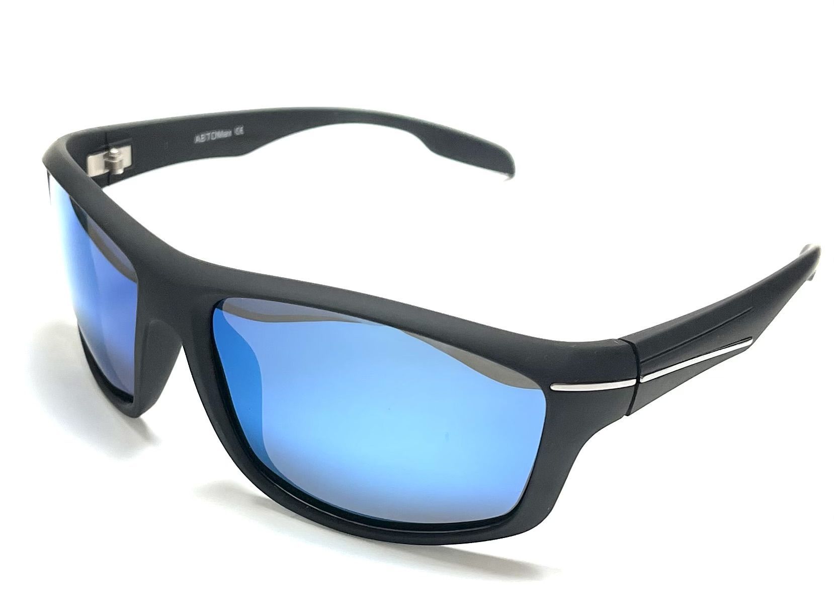 Очки солнцезащитные мужские, очки с поляризацией зеркальные, футляр в ...