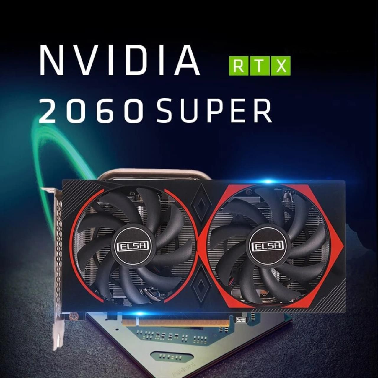 Видеокарта ELSA Видеокарта ELSA NVIDIA GeForce RTX 2060 SUPER, 8ГБ