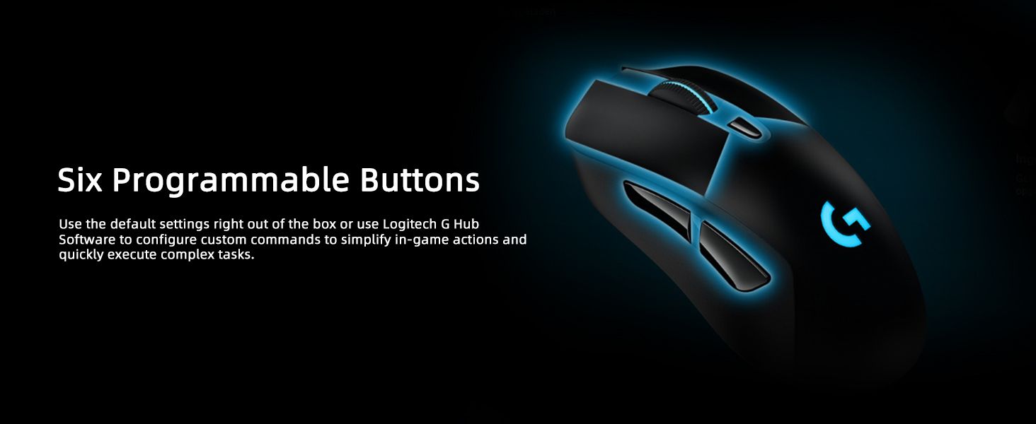 Мышь Logitech G403 Hero, черный - купить по выгодной цене в интернет ...