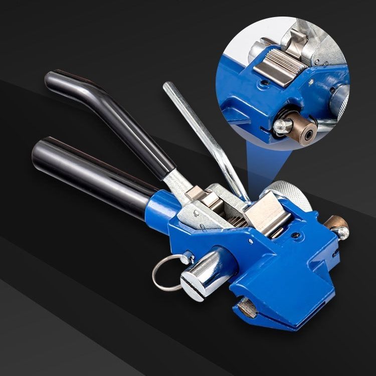 Инструмент для натяжения стальной ленты на опорах с храповым механизмом ...