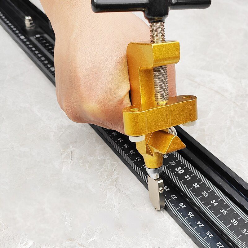 Стеклорез портативный ручной 2 в 1 для резки стекла, керамической ...