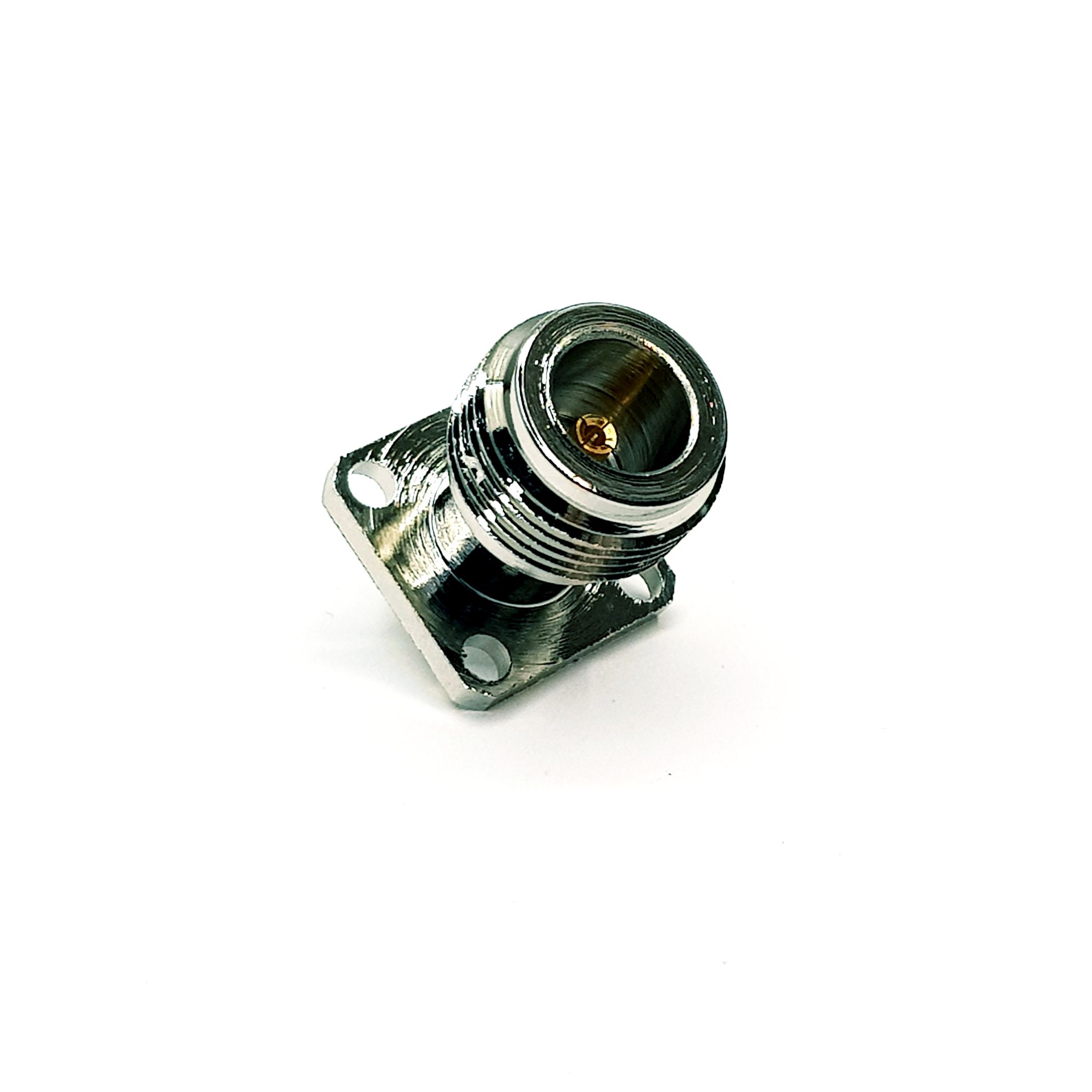 РазъемN-P245Nfemale(гнездо)корпуснойфланец17,5х17,5мм(2штуки)