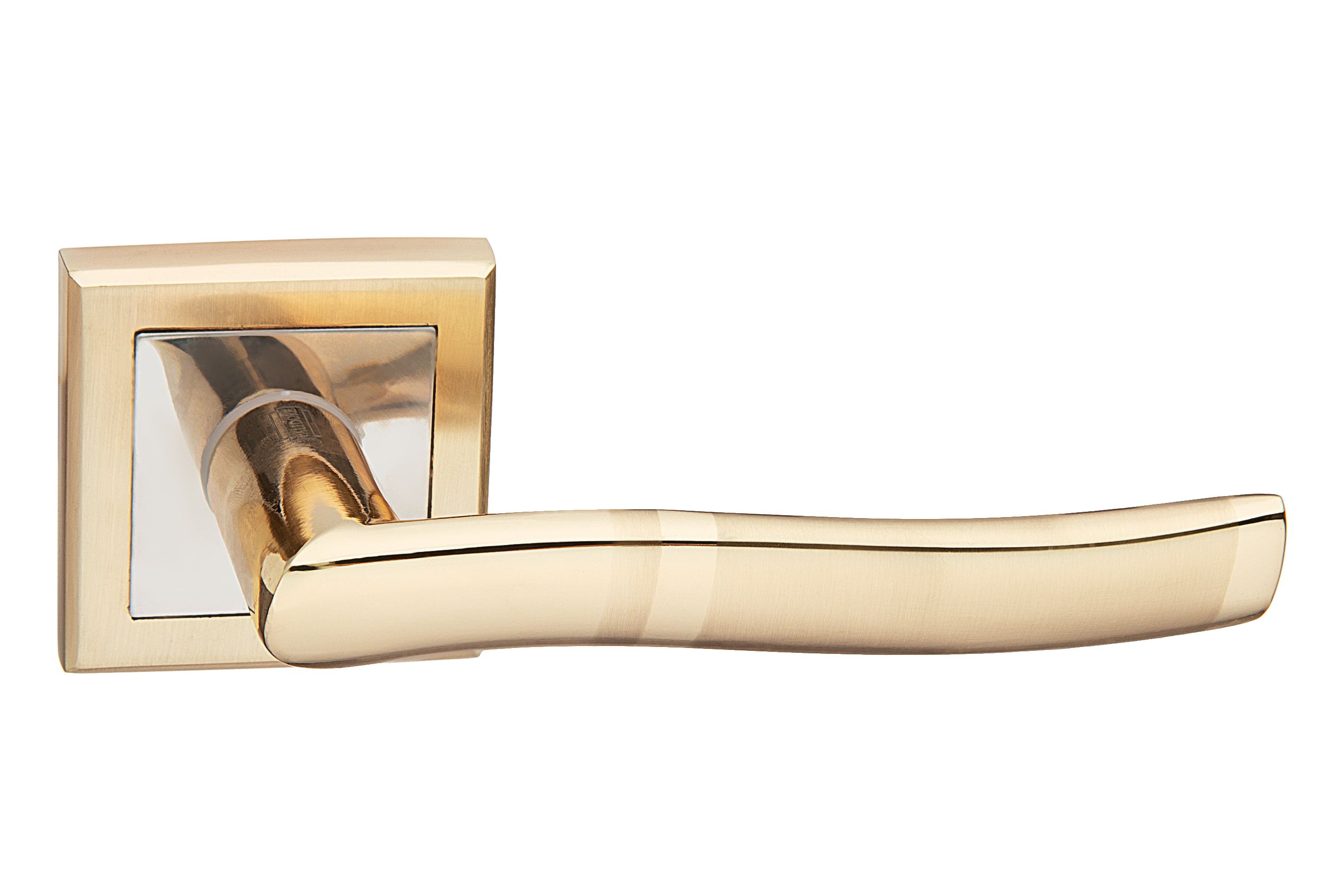 Ручка дверная межкомнатная золото матовое/золото блестящее комплект ...