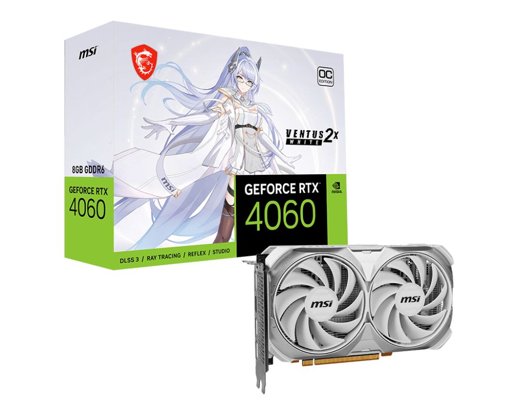 Видеокарта MSI GeForce RTX 4060, 8 ГБ PCI Express 4.0 RTX 4060