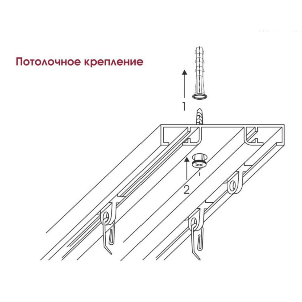 Как крепить пластиковый карниз к потолку