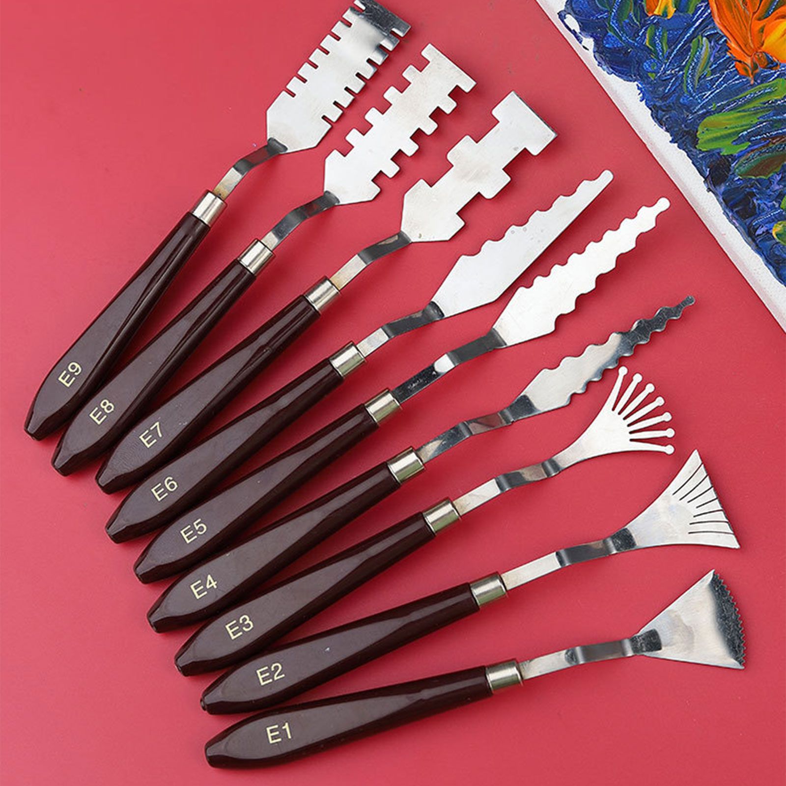 Профессиональный мастихин неправильной формы, шпатель для рисования из ...