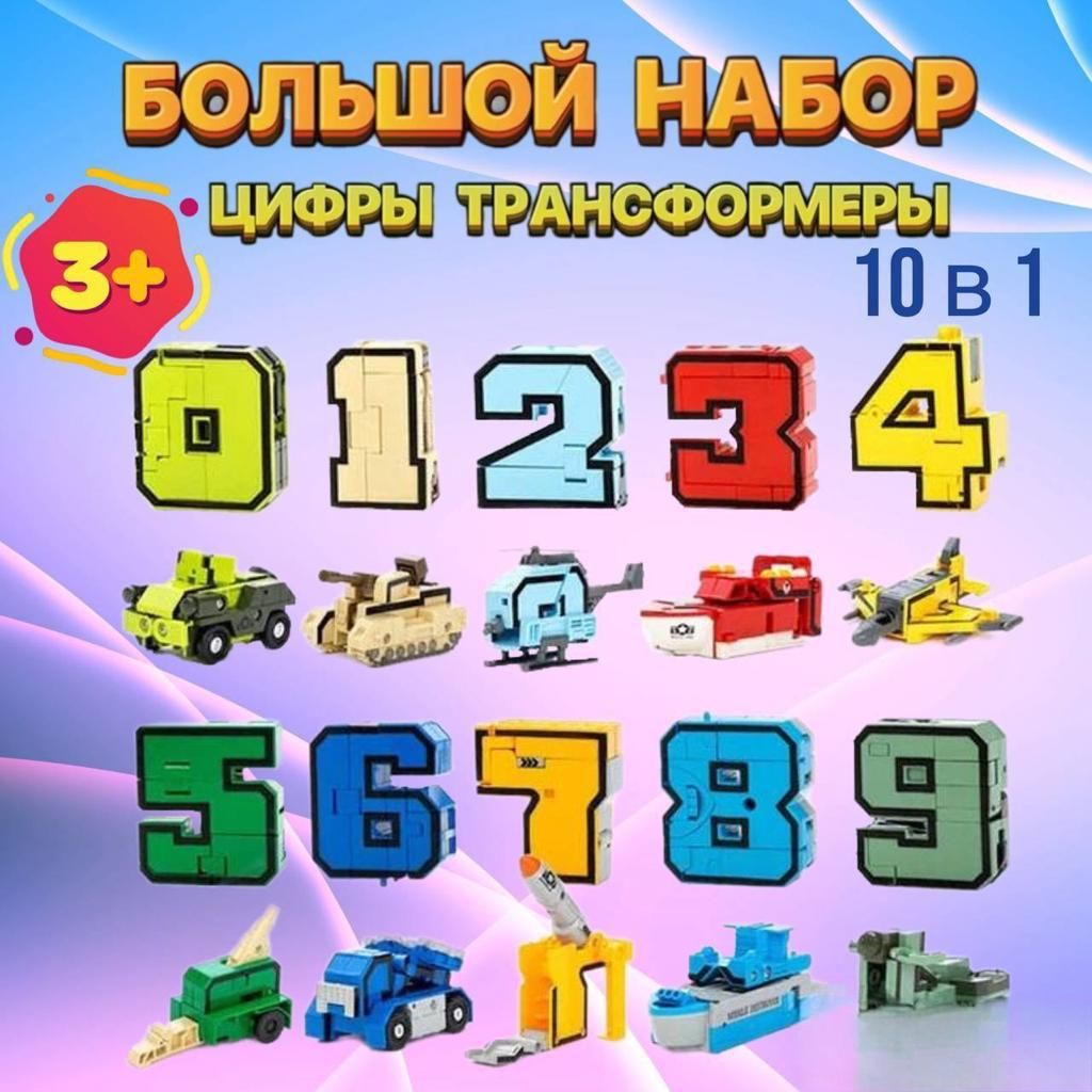Картинки Роботов Цифры