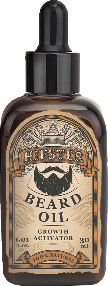 Масло для ухода и роста бороды Hipster Beard Oil Growth Activator, 30 ...