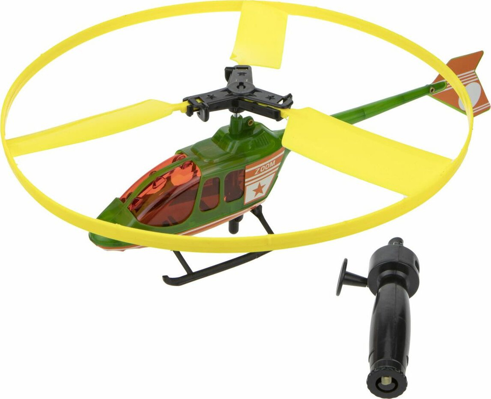 Вертолет 1TOY, с пусковым механизмом, механический, Т17361, 25,5 см  #1
