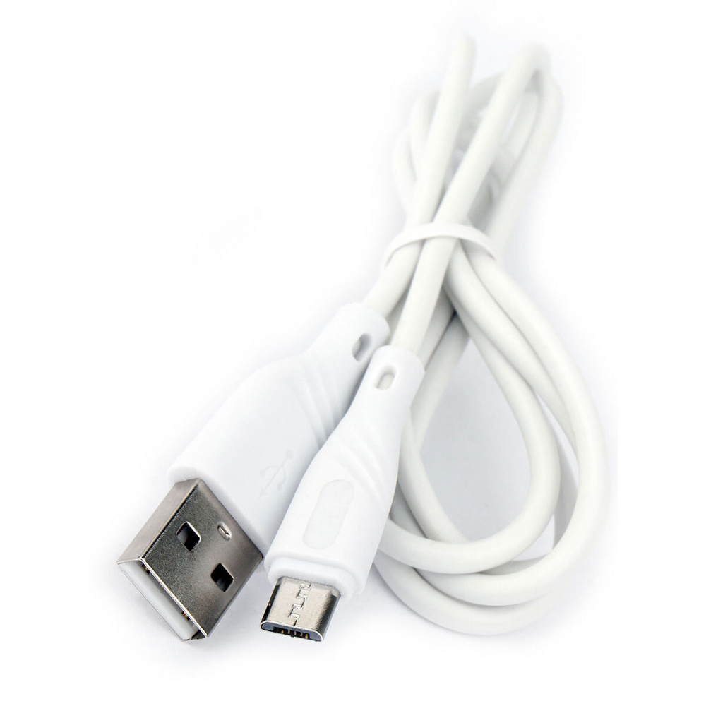 Кабель USB 2.0, AM/microB, длина 1 м, белый, Cablexpert #1