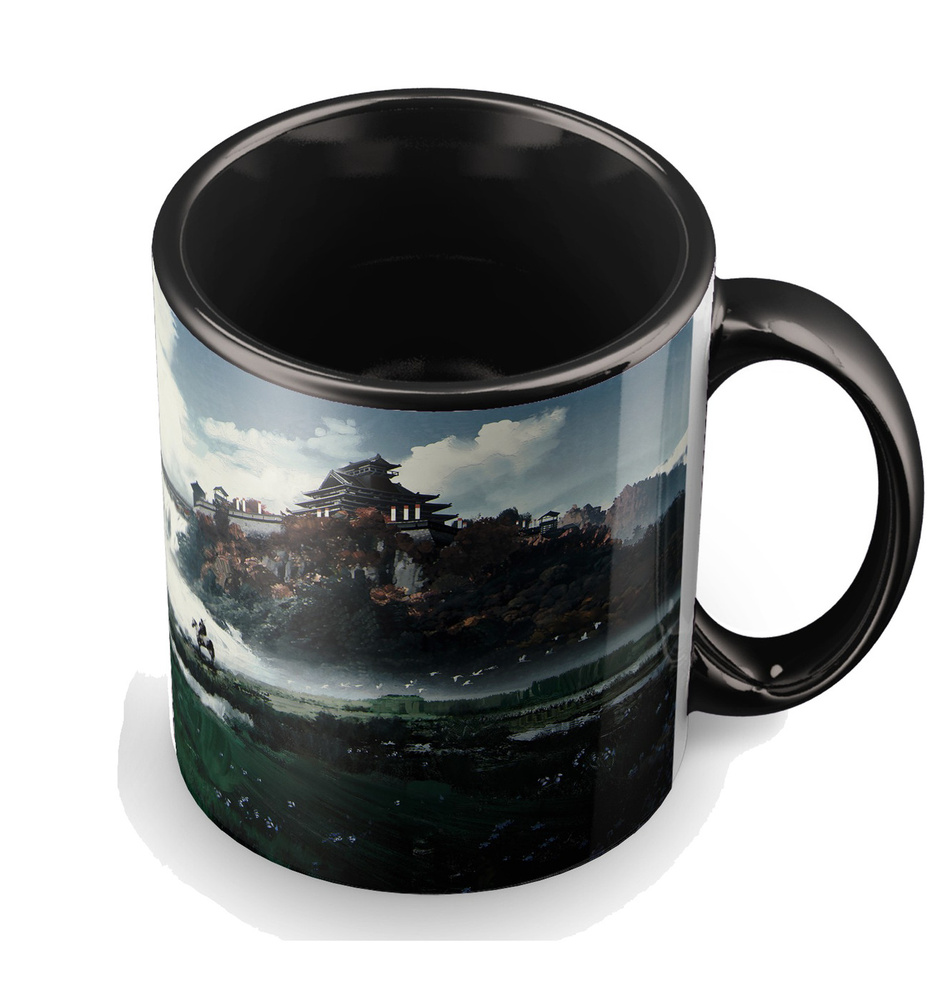 Кружка "Ghost of Tsushima 2 (гост оф цусима, призраки цусимы, самурай ...