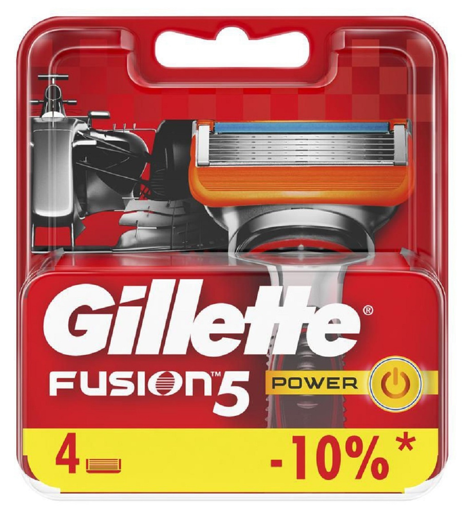 Сменные кассеты для бритвы Gillette Fusion5 Power, 4 шт - купить с ...