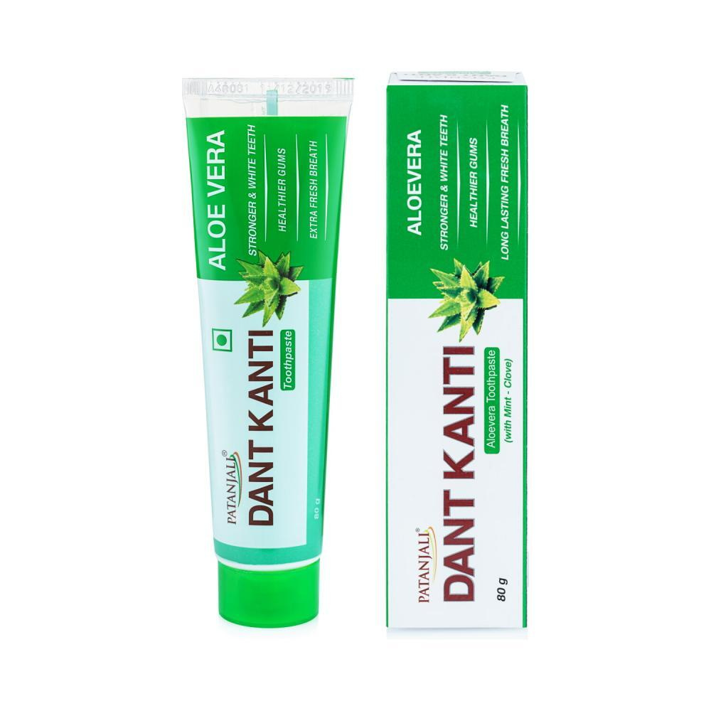 Зубная паста Патанджали Дант Канти Алоэ Вера, 80 гр - купить с ...