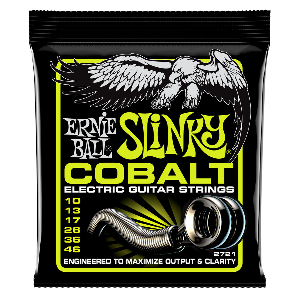 ERNIE BALL 2721 Cobalt Slinky Regular 10-46 Струны для электрогитары #1