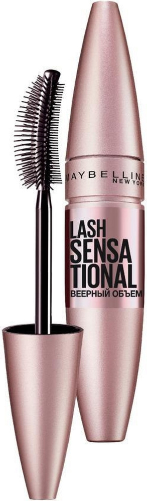 Maybelline New York Lash Sensational, Тушь для ресниц веерный объем, черный #1