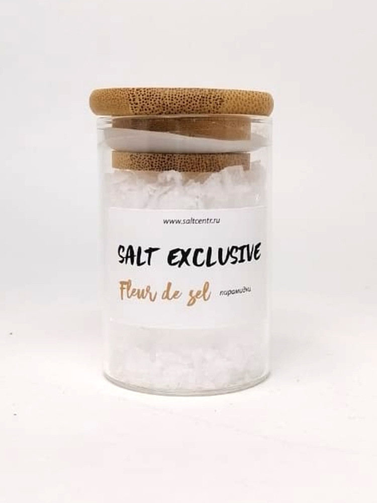 Соль SALT EXCLUSIVE Fleur de sel соляные пирамидки (Мадагаскар), 50 грамм, стекло  #1
