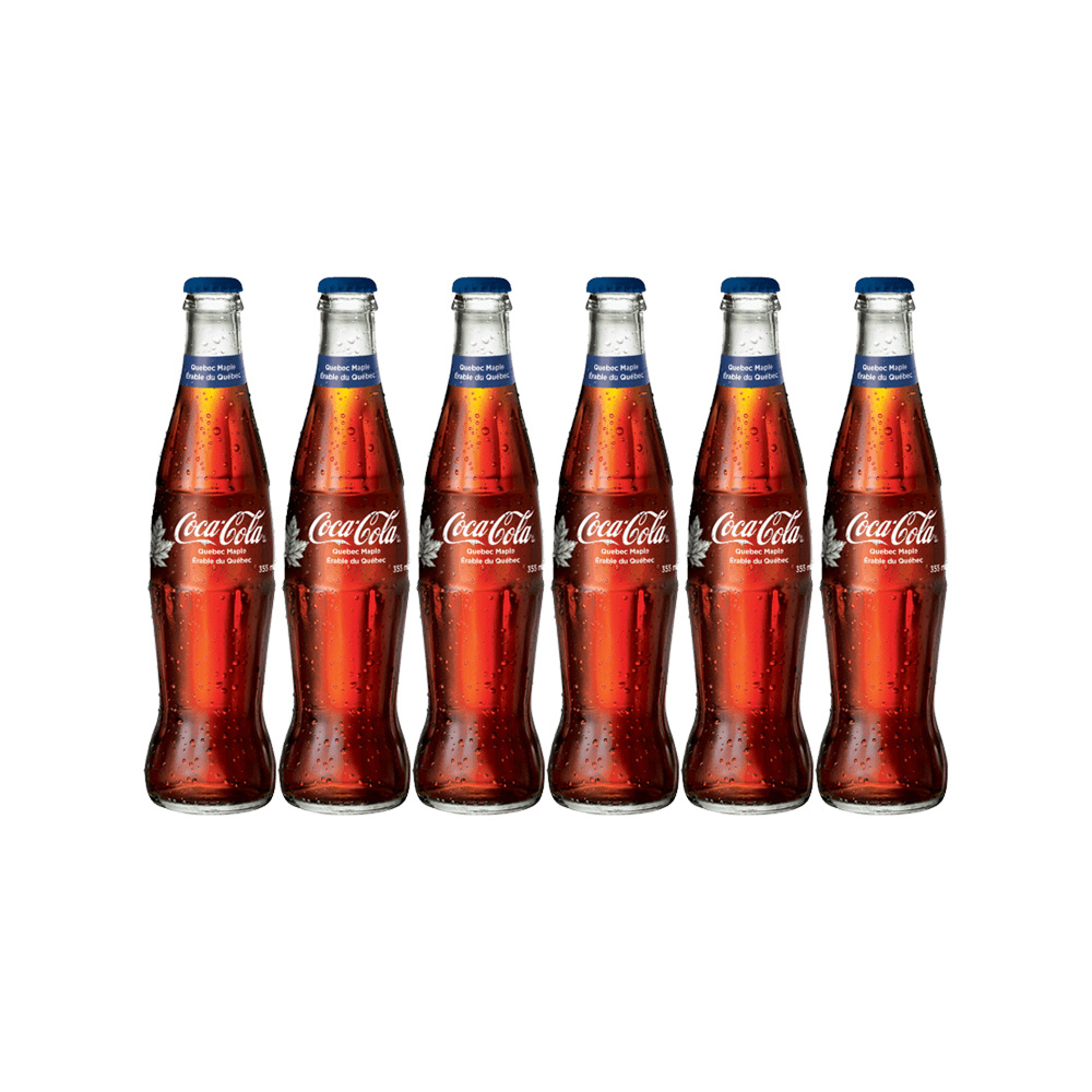Газированный напиток Coca-Cola Quebec Maple, кленовый сироп, 6 шт по 0. ...