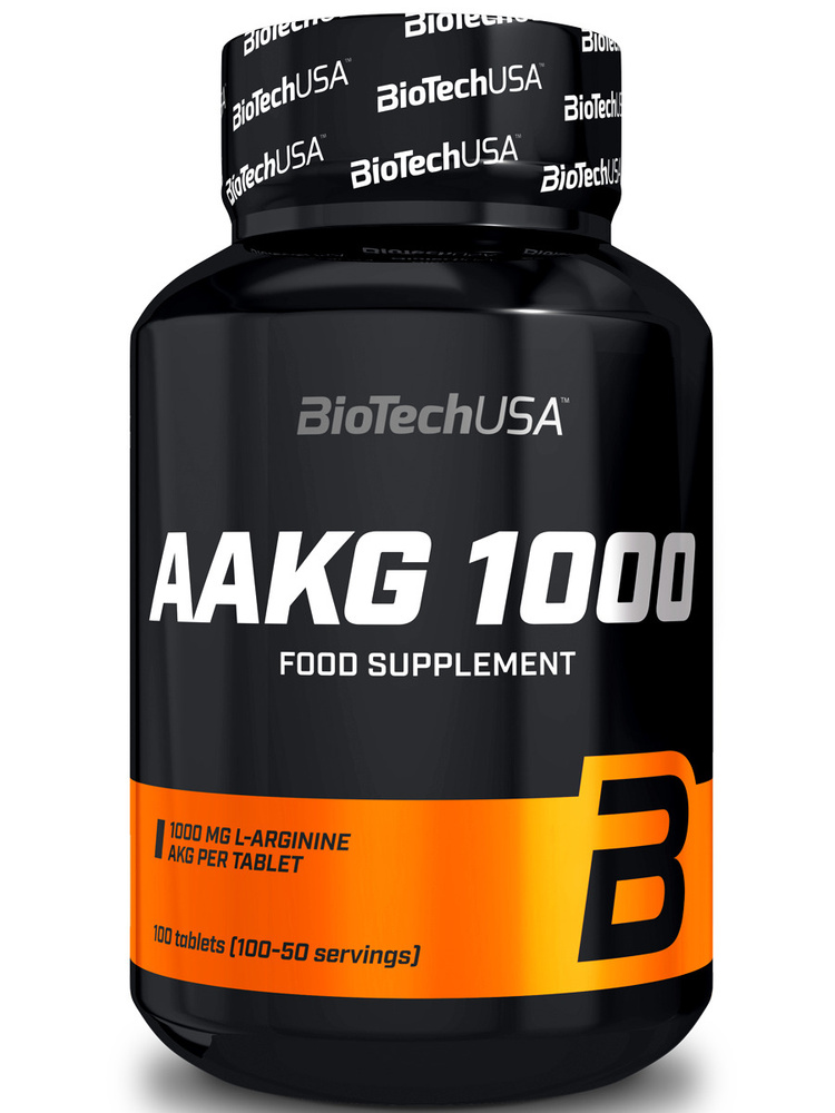 Аргинин альфа-кетоглутарат BiotechUSA AAKG 1000 мг 100 таб. - купить с ...