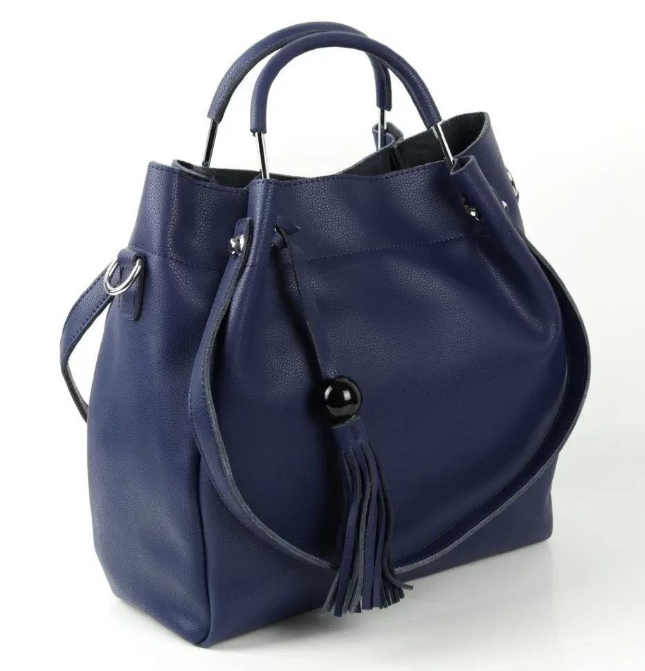 Сумка Синяя Кожаная Женская Купить