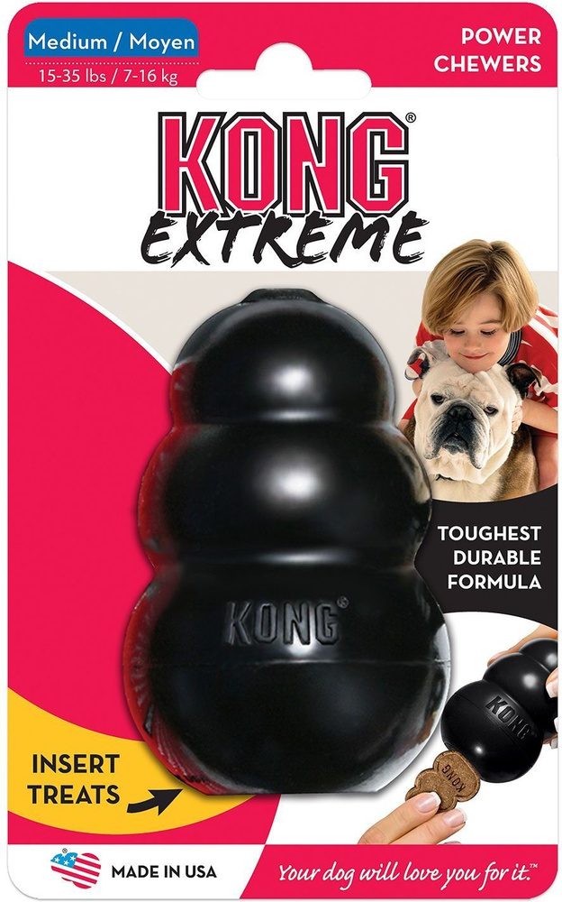 Игрушка для собак Kong "Extreme", очень прочная средняя, 8 х 6 см #1
