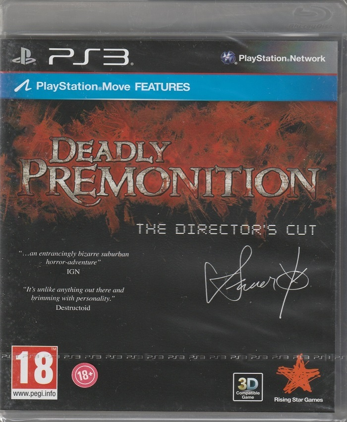 Игра Deadly Premonition: The Director's Cut (PlayStation 3, Английская версия) #1