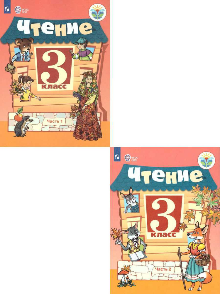 Чтение 3 класс. Комплект из 2-х учебников. Для специальных ...